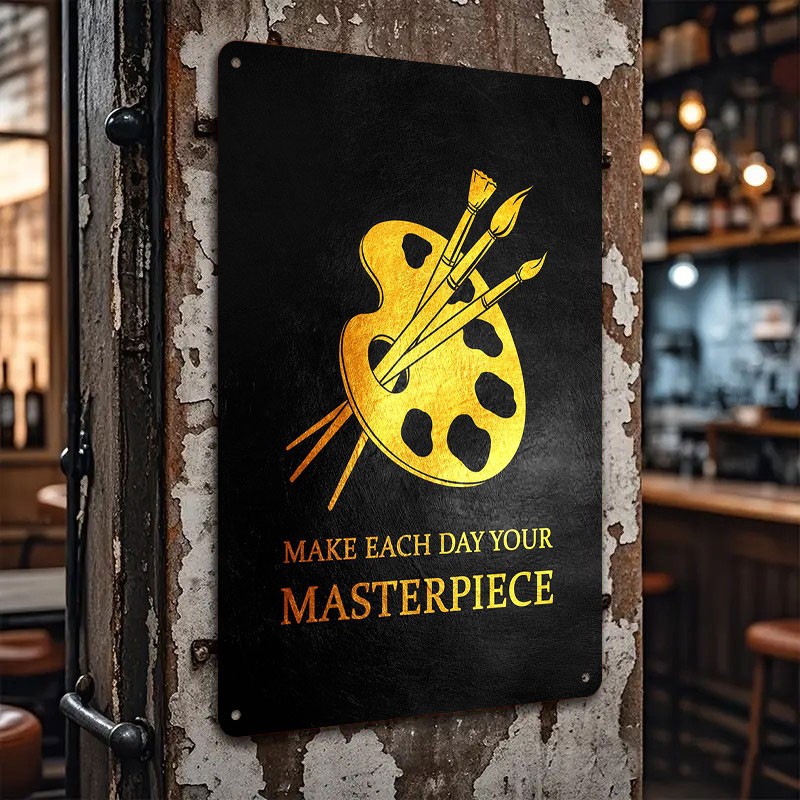 Home Office Building - Metal Art Inspirational Wall Decor Home