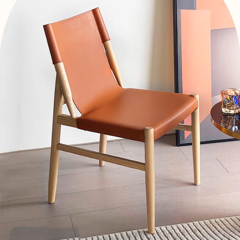 Home Office Login - Nordic Saddle Leather Dining Chair Office