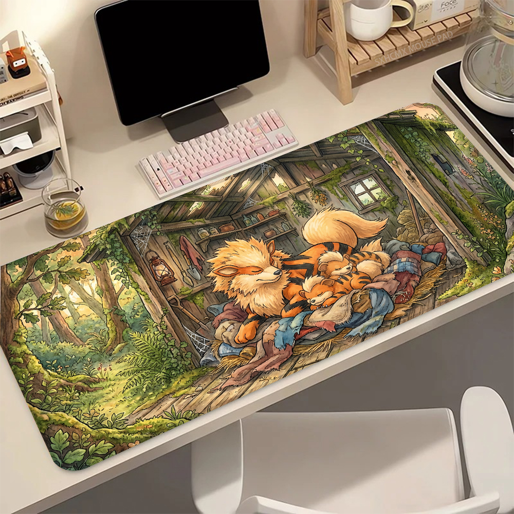 Home Office Desk Ideas - Cute Cartoon Mouse Pad Kawaii Anime