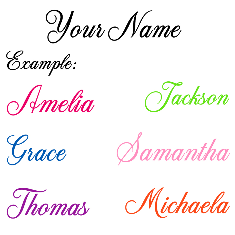 Home Office Quotes - Personalized name vinyl decal wall sticker