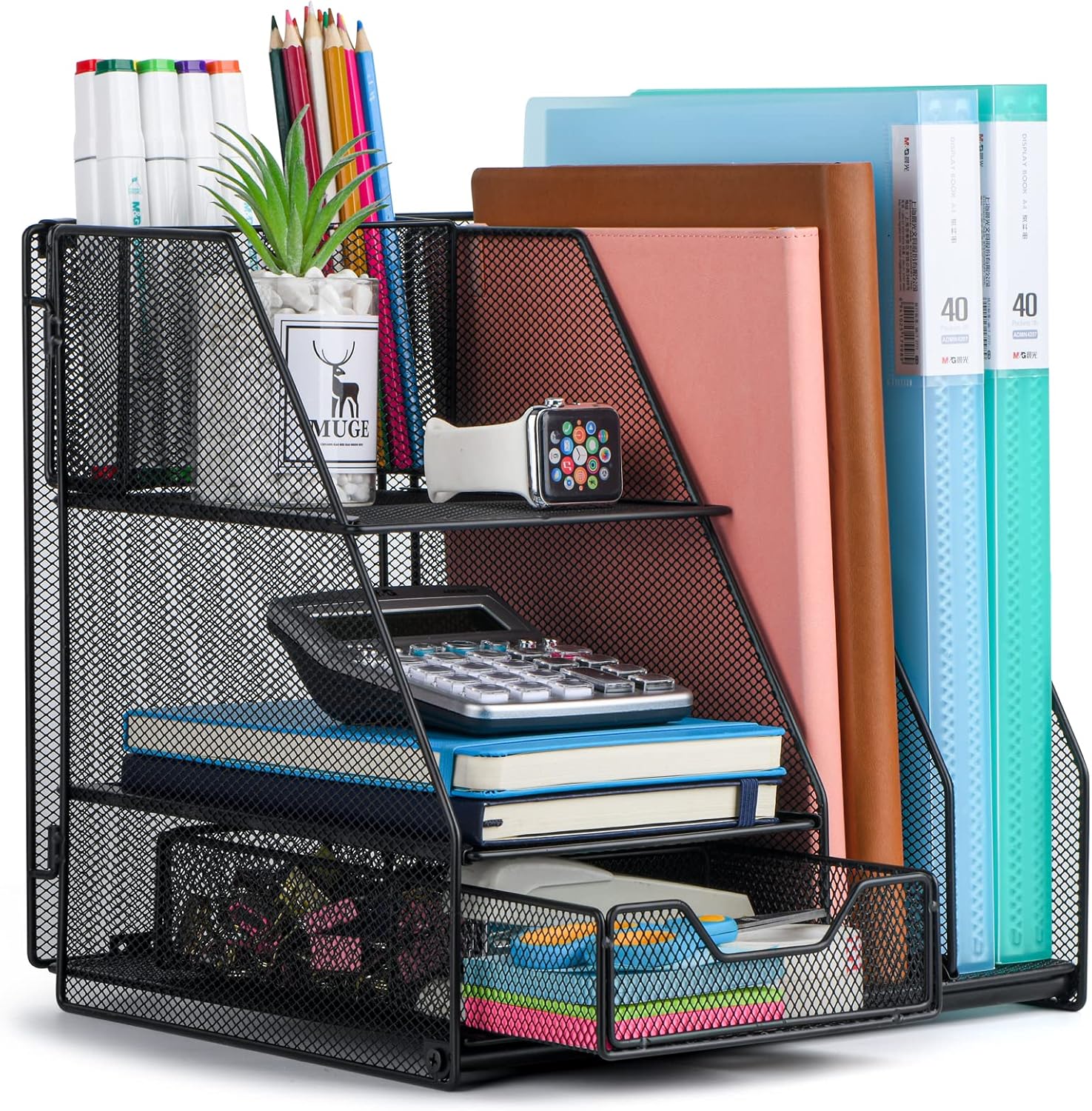 Office Drawer Organizer - Desk Organizer, Office Supplies with 2