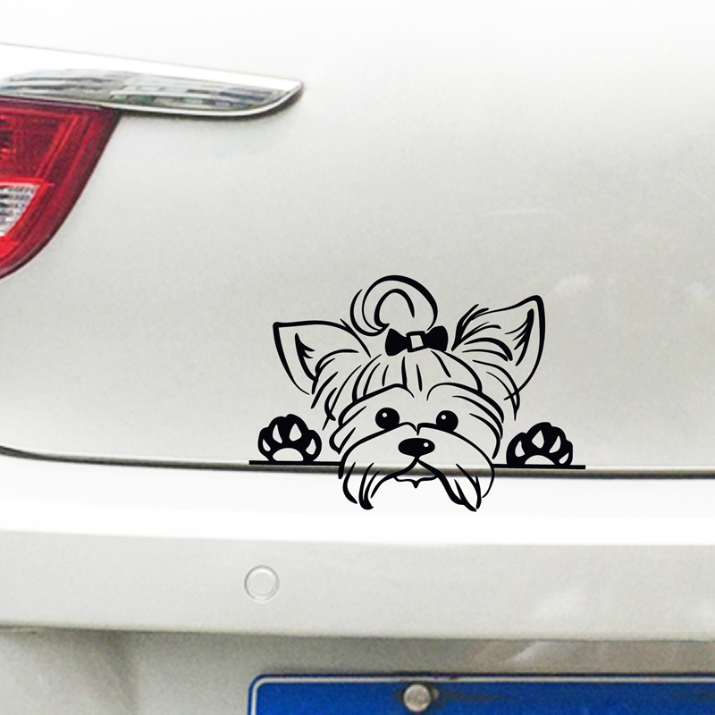 Home Office Quotes - Yorkshire Terrier Vinyl Sticker Decals Car