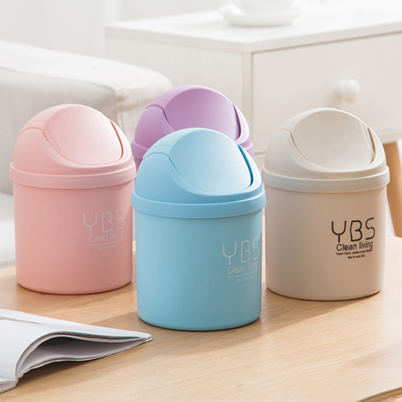 Home Office Desk Ideas - Car Universal Waste Bin with Lid