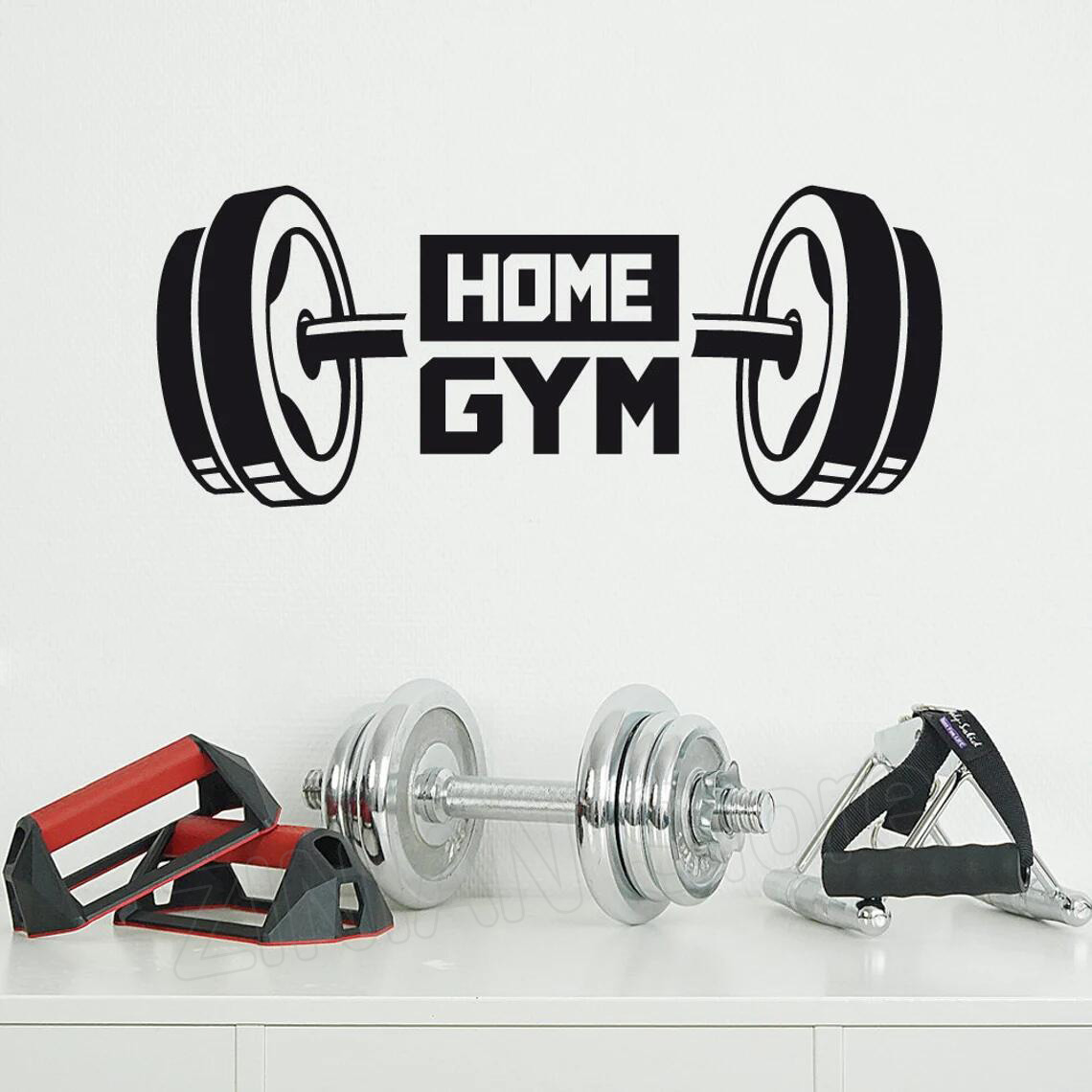 Home Office Yoga Room - Fitness Home Gym Decor Wall Sticker