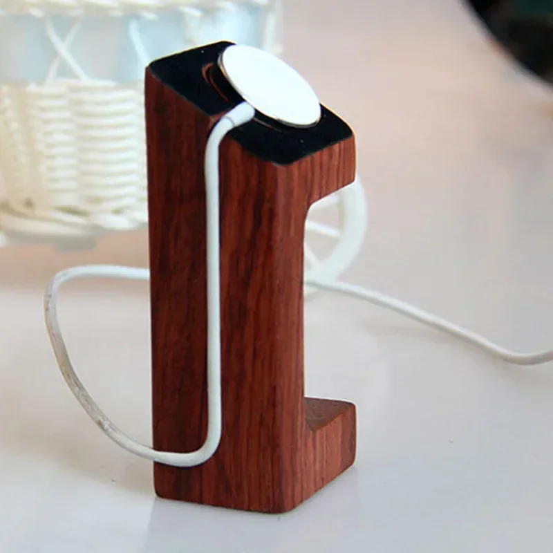Wooden Apple Watch Charger Sta - Desk Charging Station ulasan dan harga