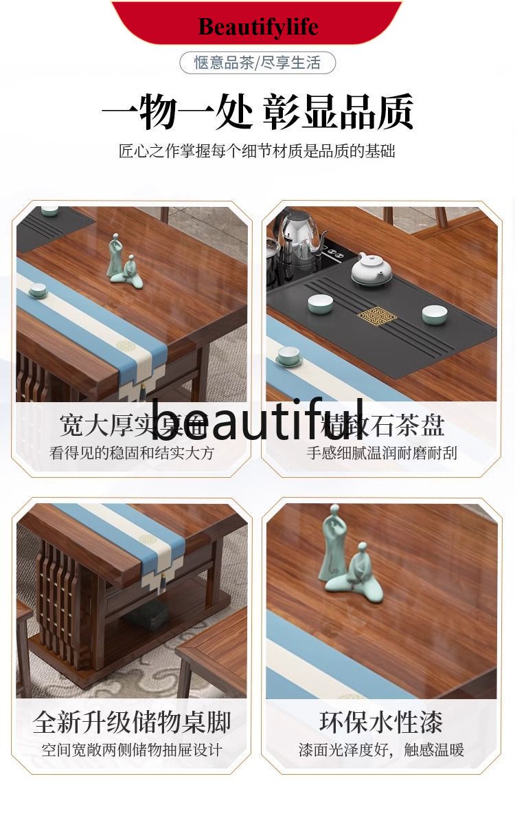E153 Log large board tea table - Home Office Login ulasan dan harga