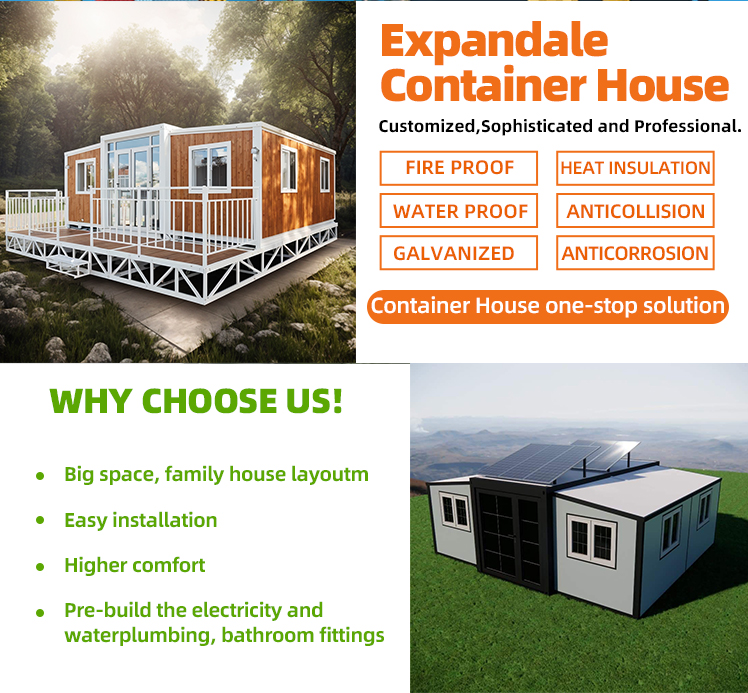 Customized 40ft Luxury Villa M - Home Office Building ulasan dan harga