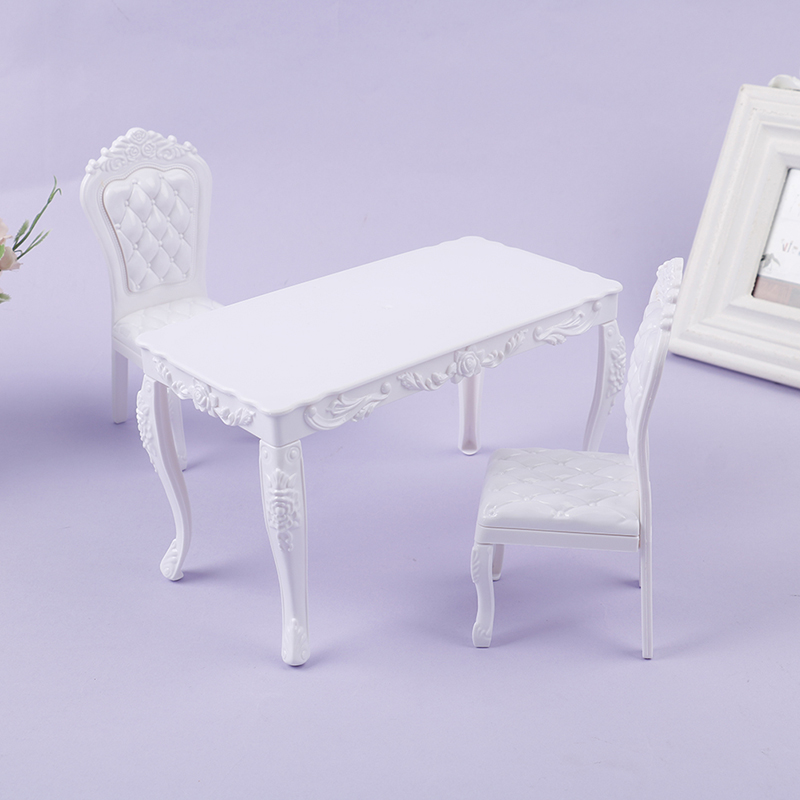 Dollhouse 1:6 Mini Furniture S - Home Office Desk Ideas ulasan dan harga