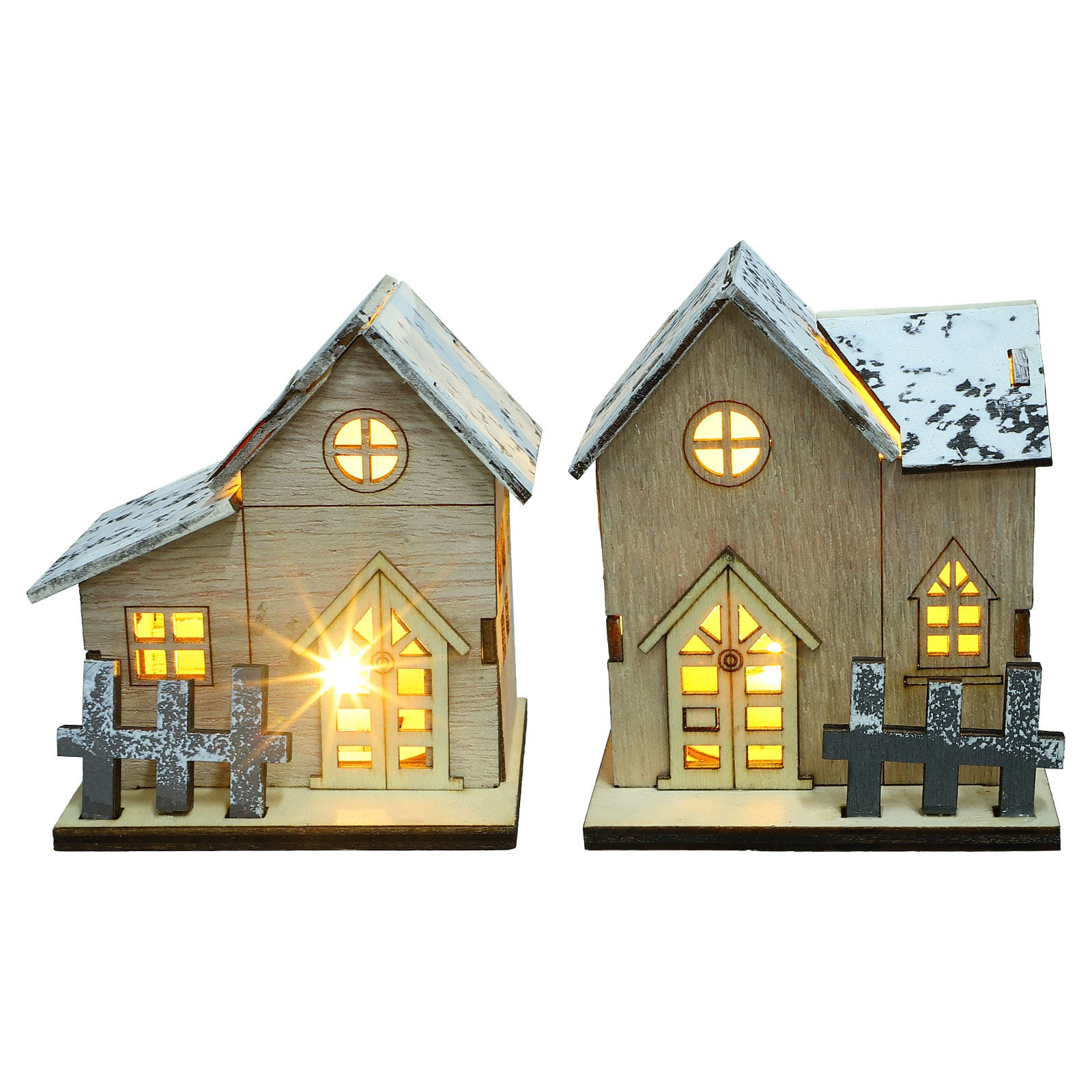 2Pcs LED Illuminated Wooden Ch - Home Office Login ulasan dan harga