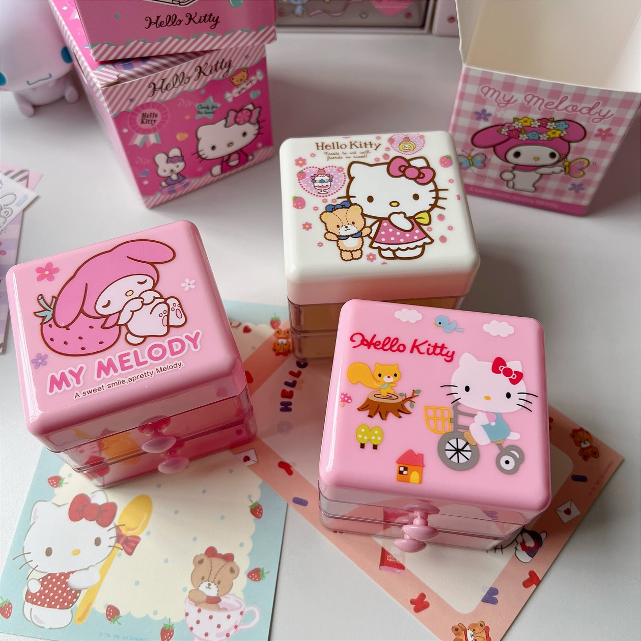 Sanrio Hello Kitty Multifuncti - Office Drawer Organizer ulasan dan harga
