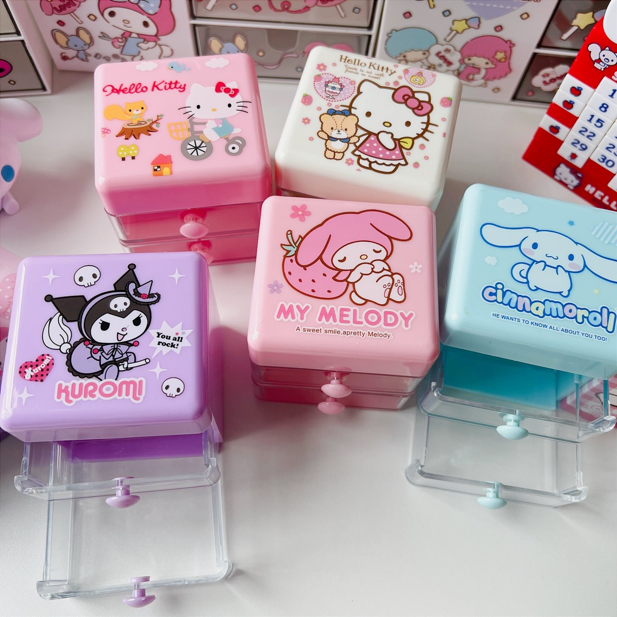 Sanrio Hello Kitty Multifuncti - Office Drawer Organizer ulasan dan harga