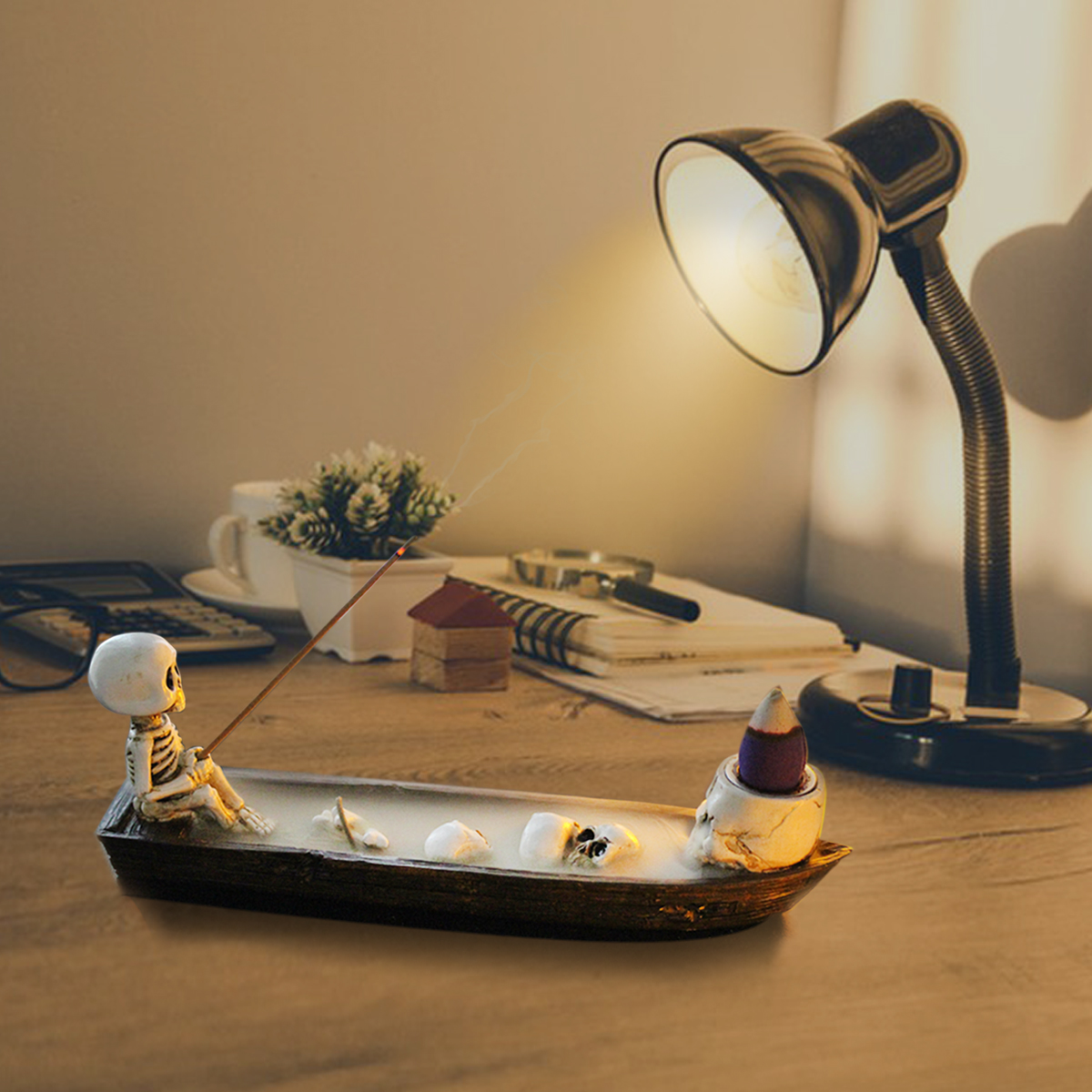 3-Piece Set of Skull-Shaped Re - Home Office Yoga Room ulasan dan harga