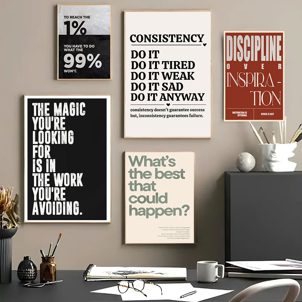 Minimalist Motivational Quotes - Home Office Quotes ulasan dan harga