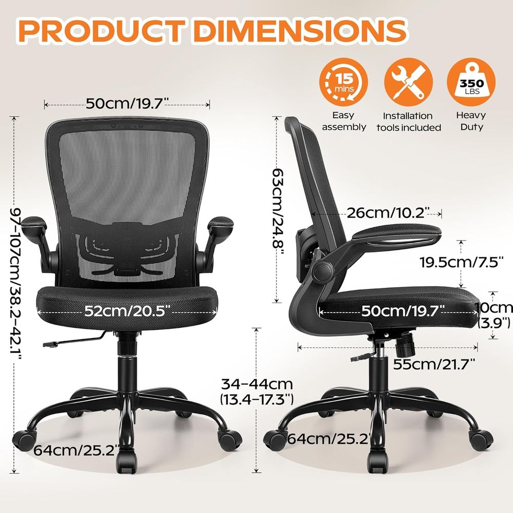 Mesh Desk Chair 2026 - Ergonom - Home Office Desks ulasan dan harga
