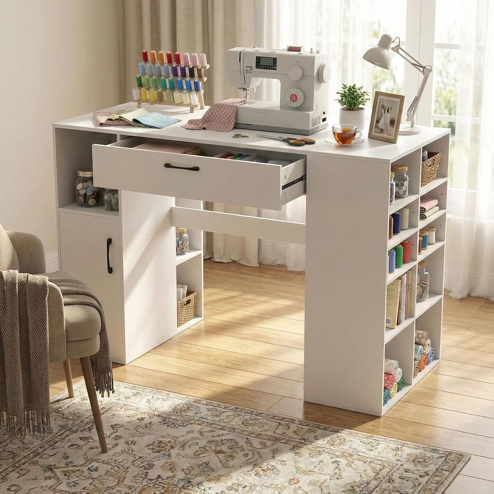 Adjustable Height Sewing Desk  - Home Office Desks ulasan dan harga
