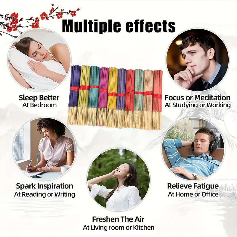 7 Sets of 350/700 Incense Stic - Home Office Yoga Room ulasan dan harga