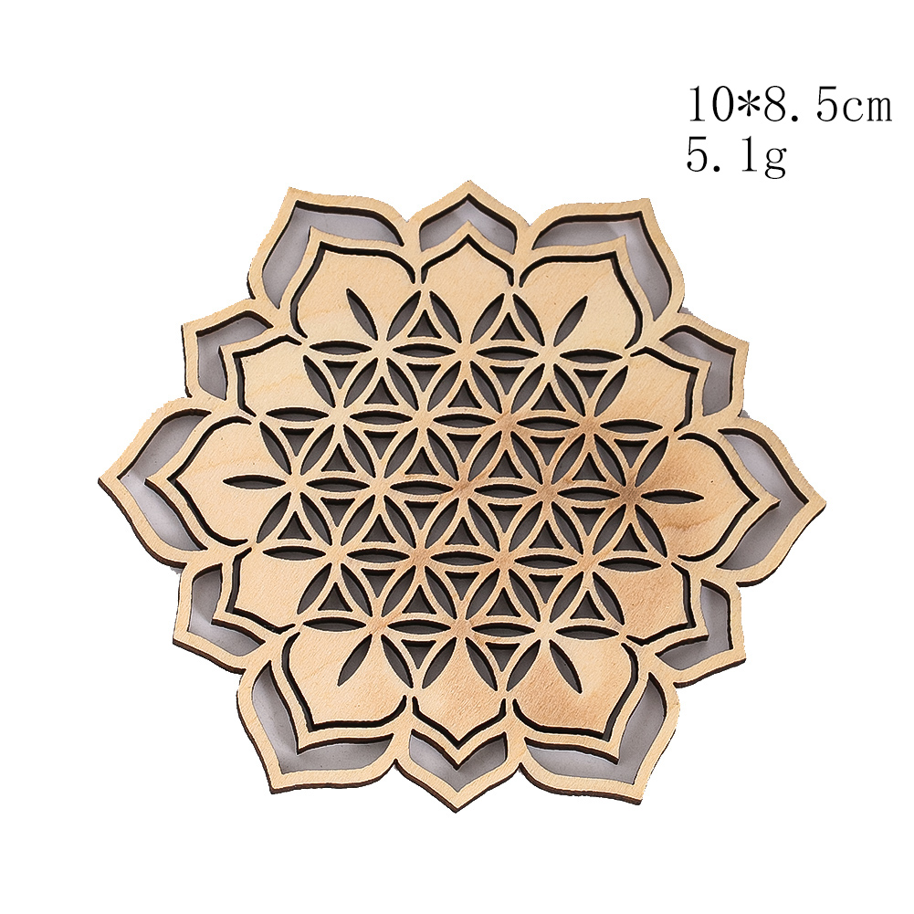 3.9inch Wooden Hollow Board Ru - Home Office Yoga Room ulasan dan harga