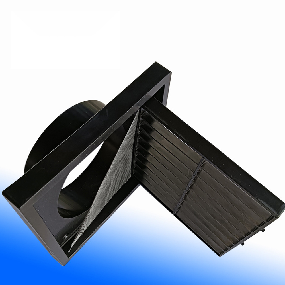 Black Square Plastic Grille Ve - Home Office Building ulasan dan harga