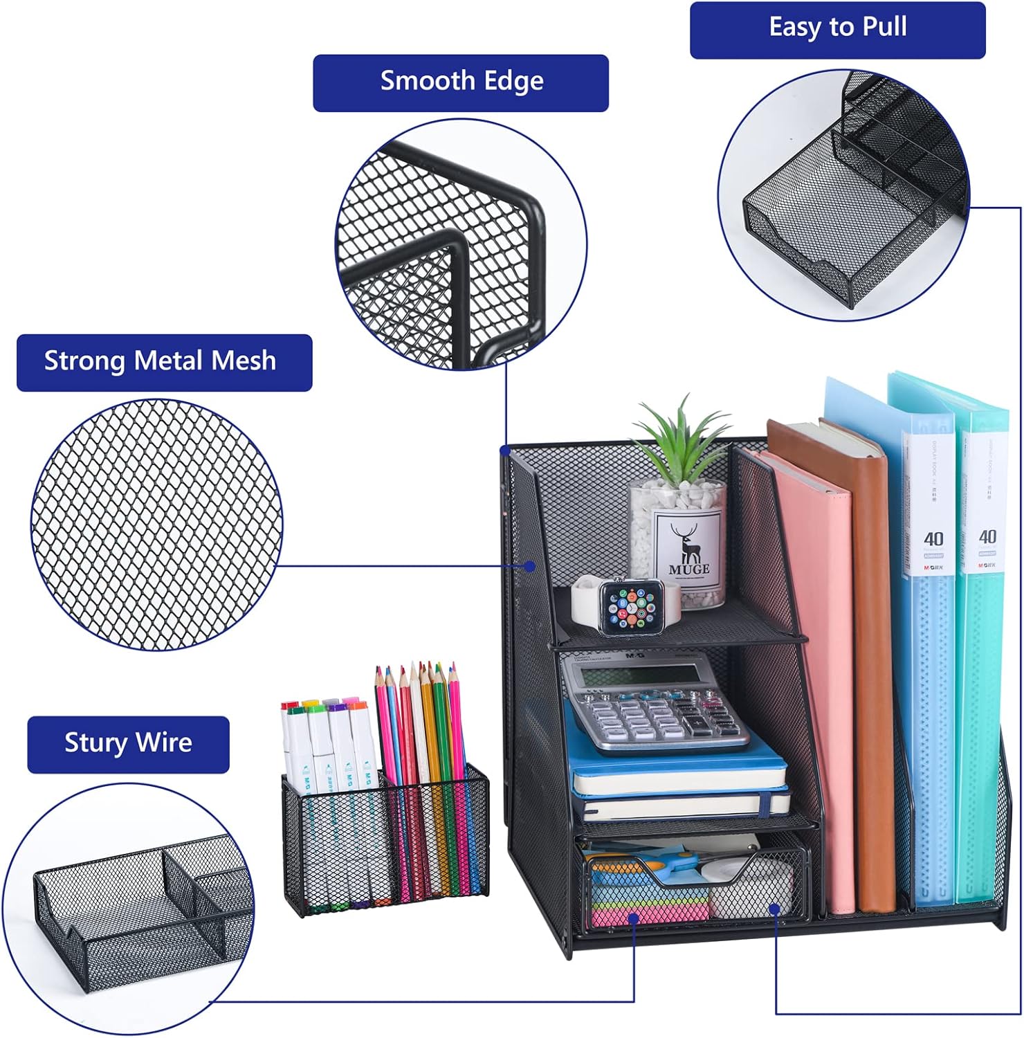 Desk Organizer, Office Supplie - Office Drawer Organizer ulasan dan harga