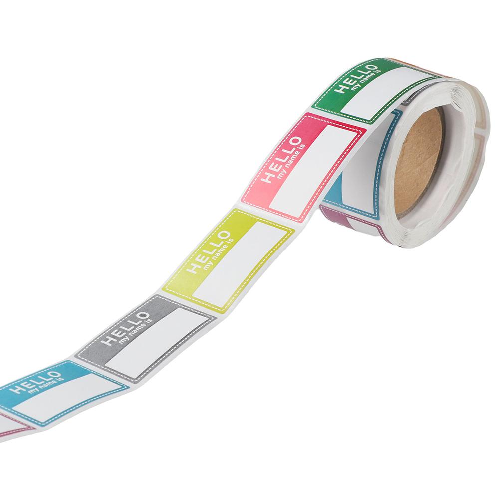 200 Pcs Name Tag Stickers, Hel - Home Office Quotes ulasan dan harga