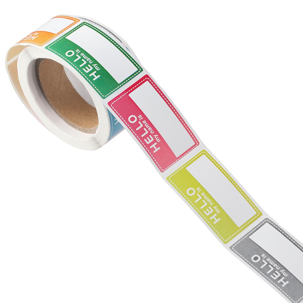 200 Pcs Name Tag Stickers, Hel - Home Office Quotes ulasan dan harga