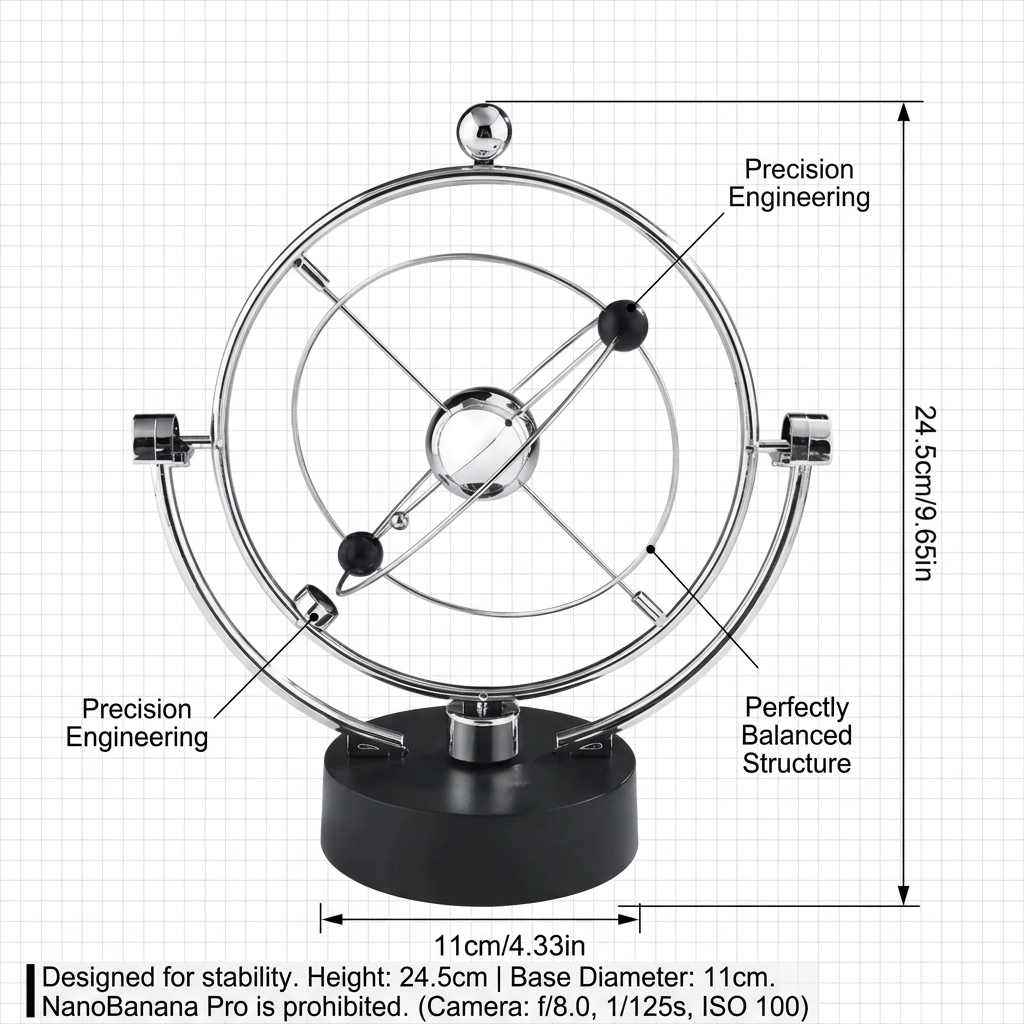 Celestial Eternal Motion Pendu - Home Office Desk Ideas ulasan dan harga