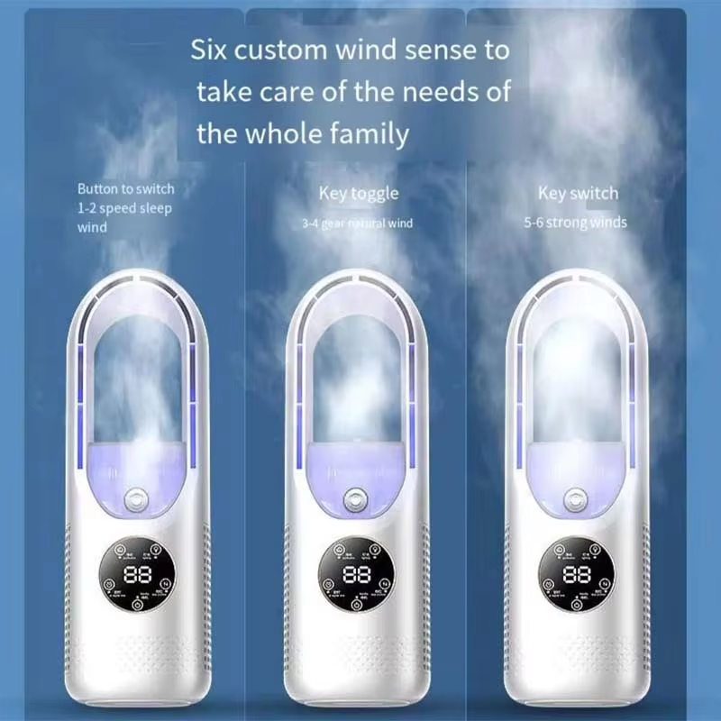 Bladeless Fan Portable Air Con - Home Office Building ulasan dan harga