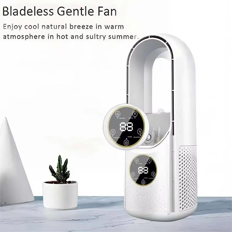 Bladeless Fan Portable Air Con - Home Office Building ulasan dan harga