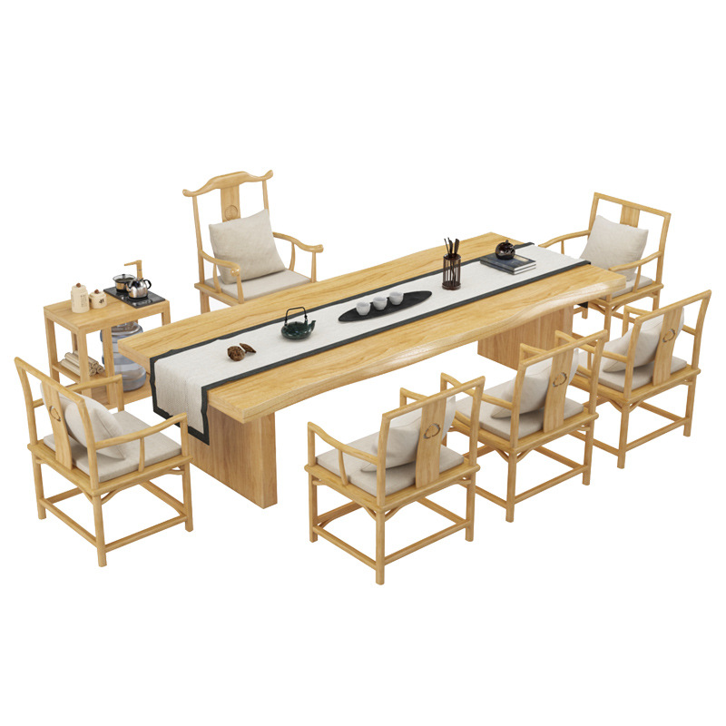Pure solid wood tea table and  - Home Office Login ulasan dan harga