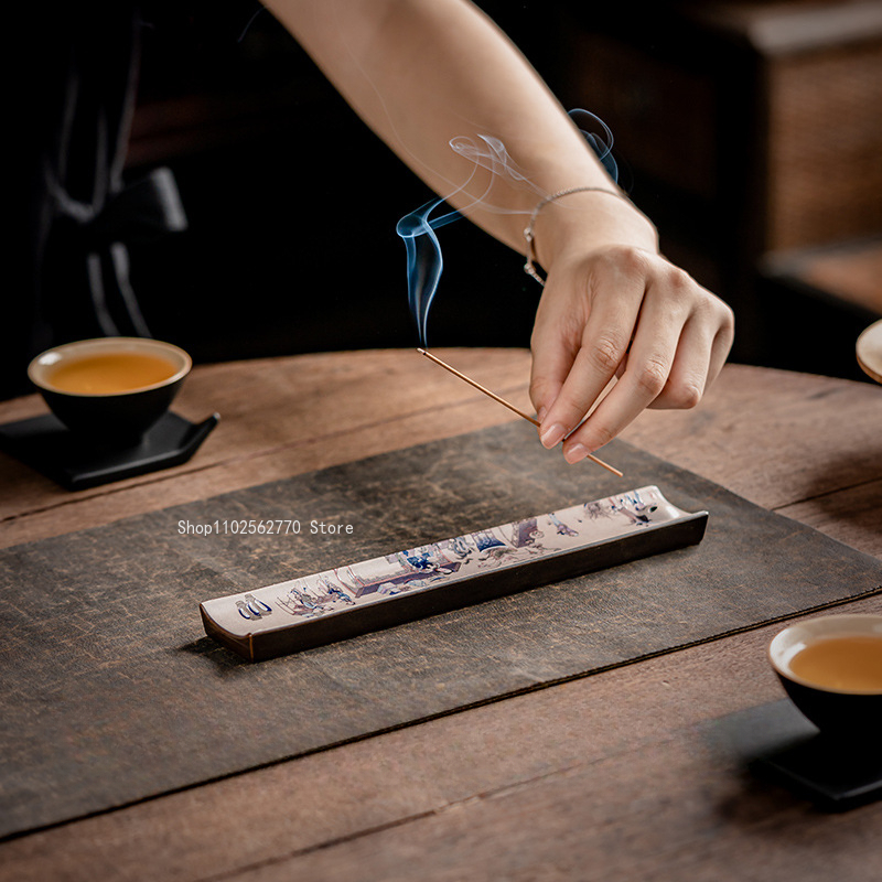 Zen Ceramic Incense Insert Ena - Home Office Yoga Room ulasan dan harga