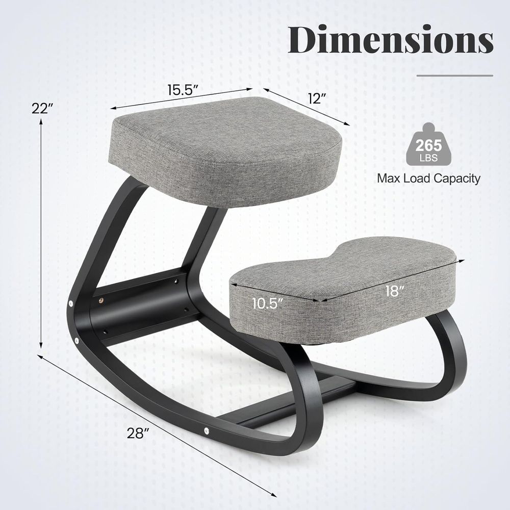 Ergonomic Kneeling Chair with  - Home Office Desks ulasan dan harga