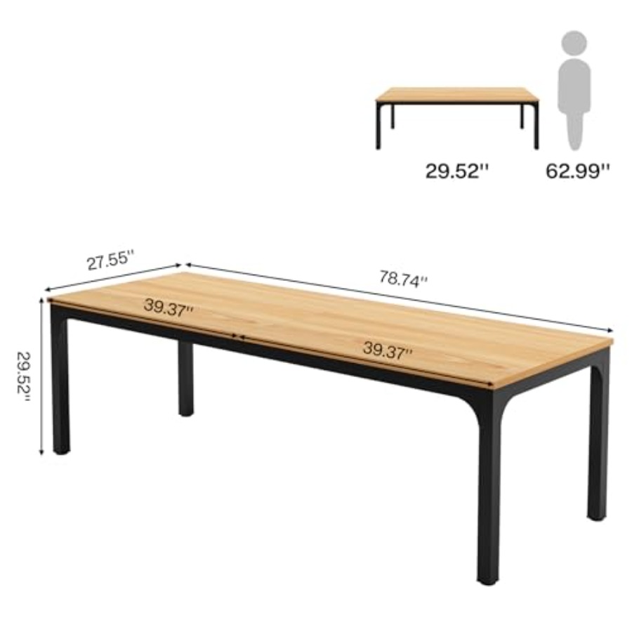 78.7 Inches Extra Long Compute - Home Office Desks ulasan dan harga