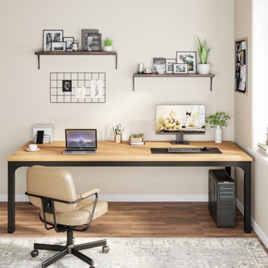 78.7 Inches Extra Long Compute - Home Office Desks ulasan dan harga