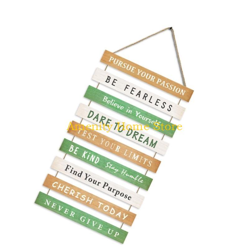 F26C Inspirational Wood Sign W - Home Office Quotes ulasan dan harga