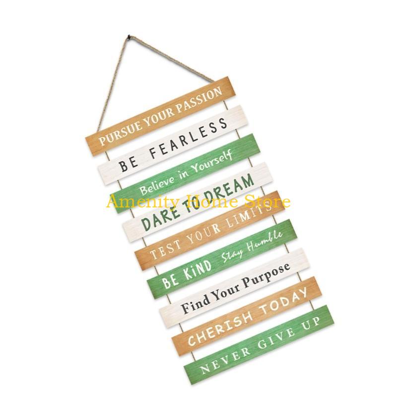 F26C Inspirational Wood Sign W - Home Office Quotes ulasan dan harga