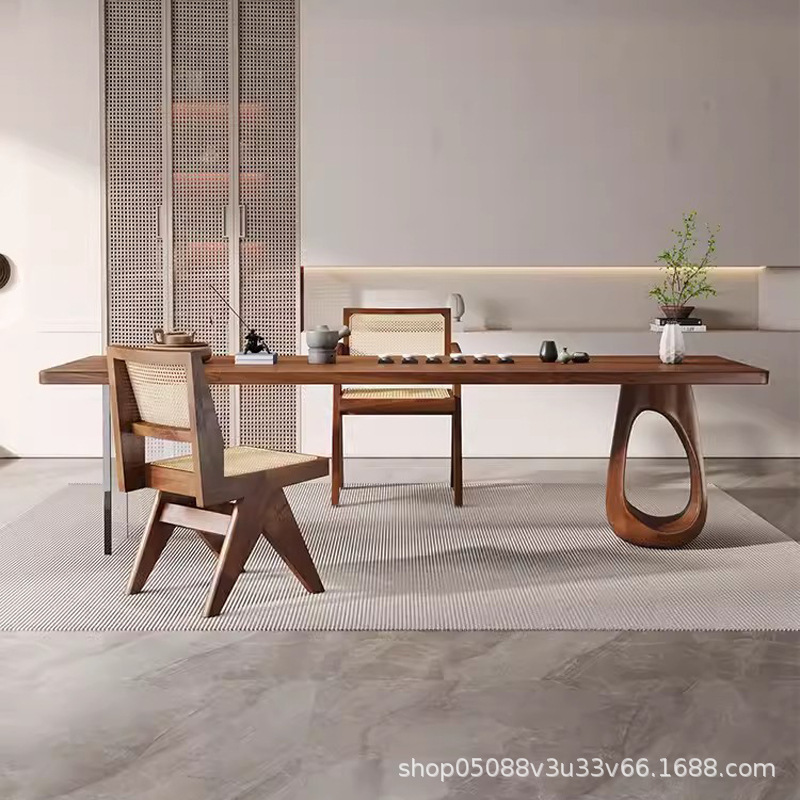 Wabi-sabi style solid wood tea - Home Office Login ulasan dan harga