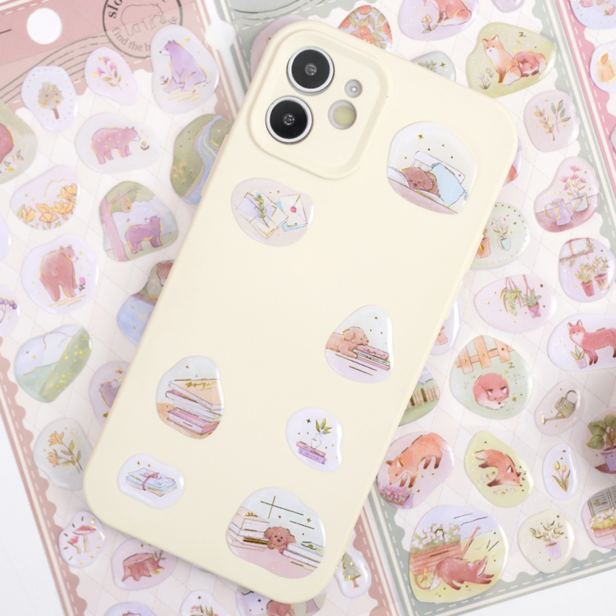 3 pcs Lovely Animals Slow Time - Home Office Quotes ulasan dan harga