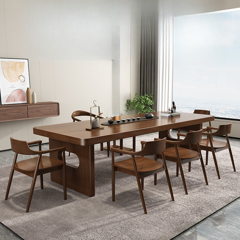 Solid wood large board tea tab - Home Office Login ulasan dan harga