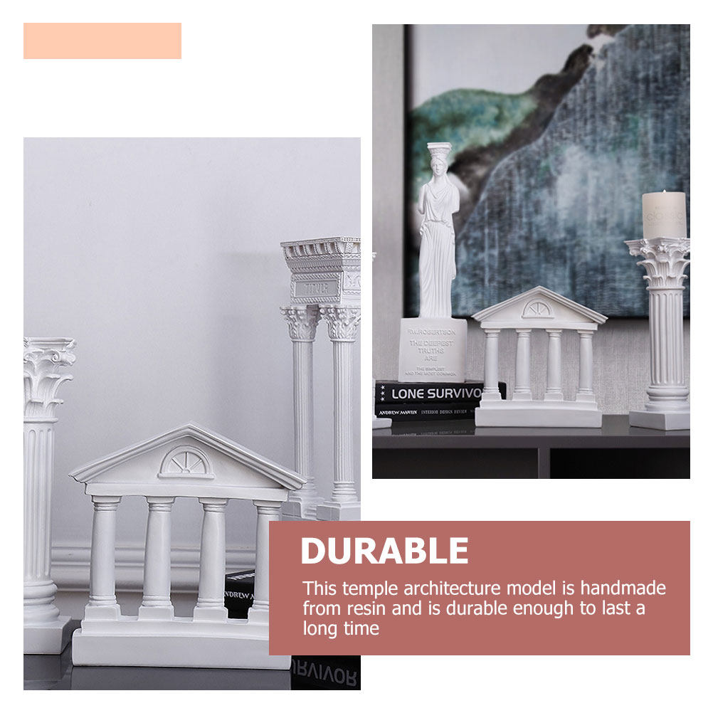 Resin Saturnon Temple Statue A - Home Office Building ulasan dan harga