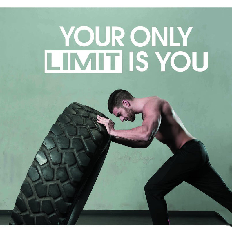 Your only limit is you - Wall  - Home Office Yoga Room ulasan dan harga